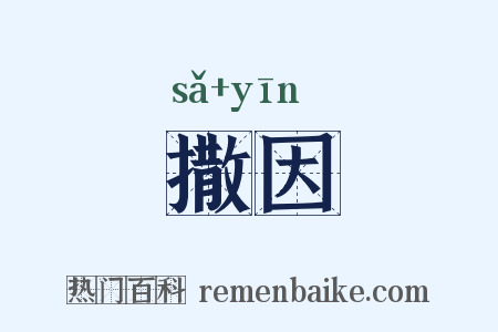 撒因是什么意思的图片